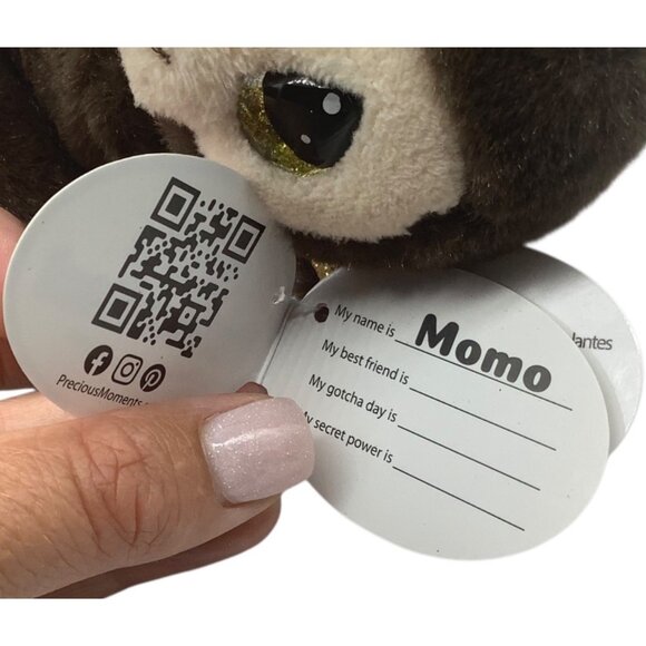 Cutie Pet-Tudies MOMO Monkey Plush Stuffed Animal Precious Moments NEW Tags - Picture 4 of 8